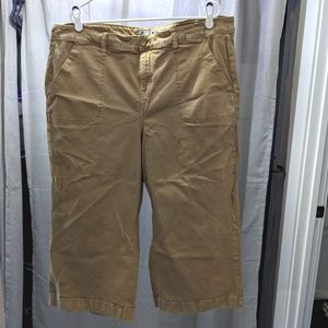 Torrid brown, crop, wide leg, size 22